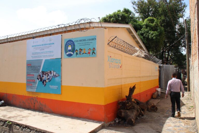 Avance de obra del CEB “Michell J. Hasbun”